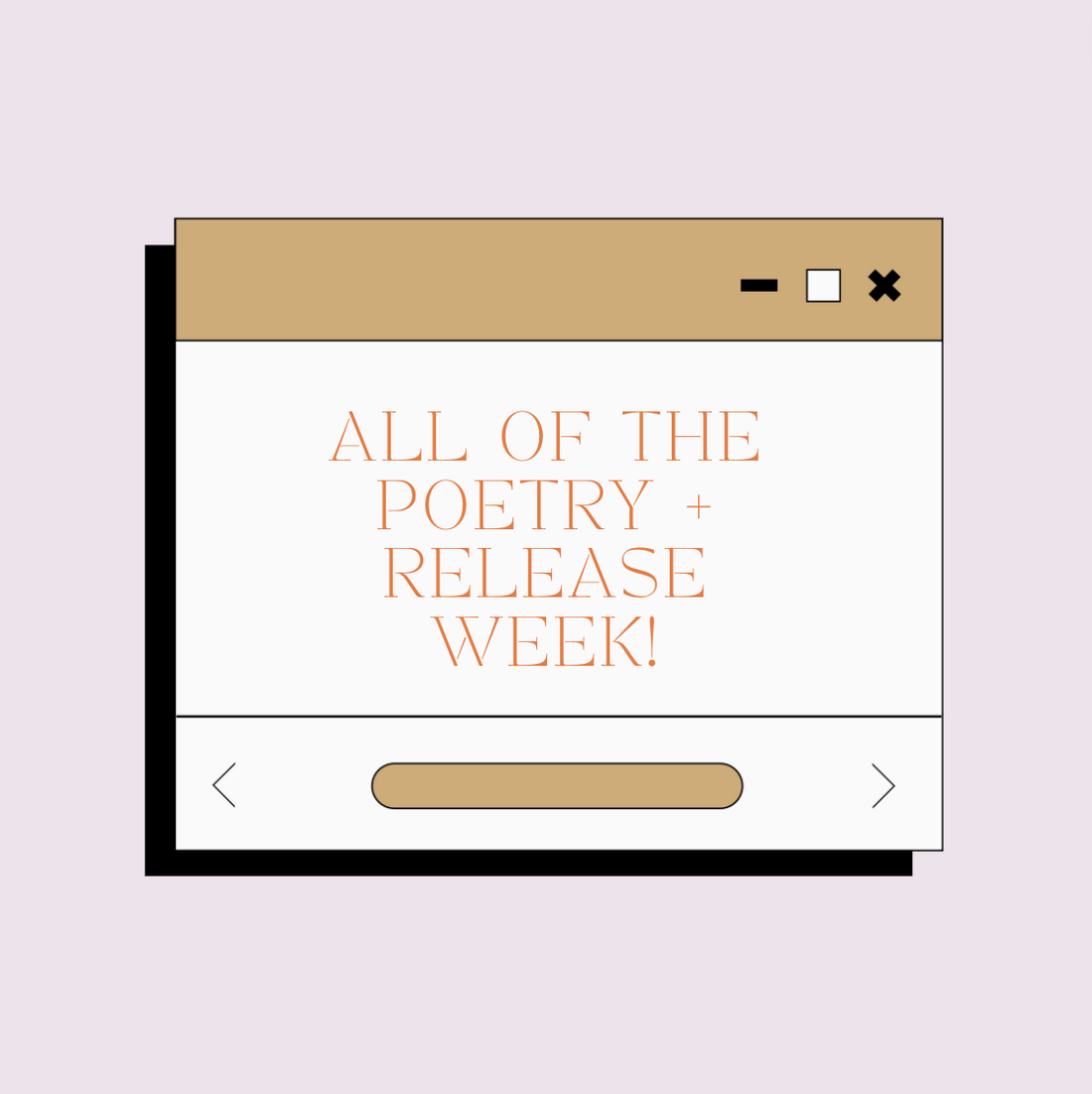 All of the poetry and release week | Elaelah Harley