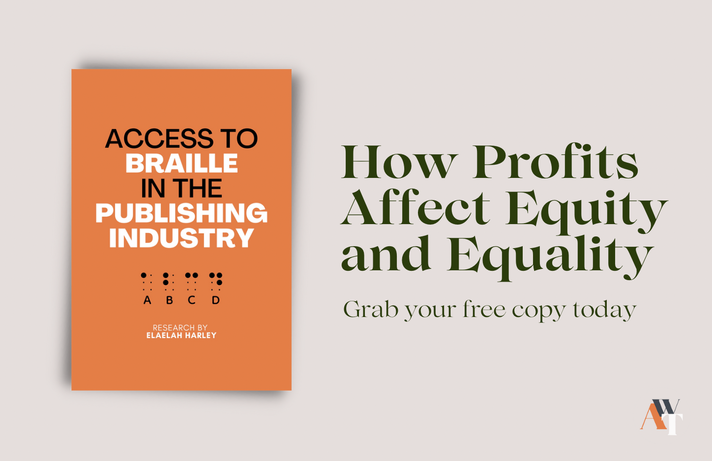 How Profits Affect Equity and Equality in the Publishing Industry - Grab your free copy today